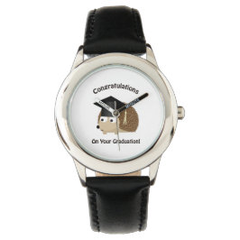 Herzlichen Glückwunsch zu Ihrem Abschluss Igel Armbanduhr