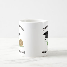 Herzlichen Glückwunsch zu Ihrem Abschluss Schnecke Kaffeetasse