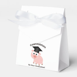 Herzlichen Glückwunsch zu Ihrem Abschluss! Schwein Geschenkschachtel
