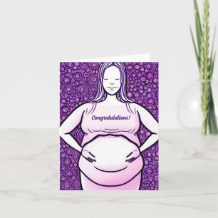 Herzlichen Glückwunsch zu Ihrem Bump! Karte