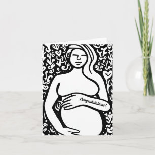 Herzlichen Glückwunsch zu Ihrem Bump! Karte