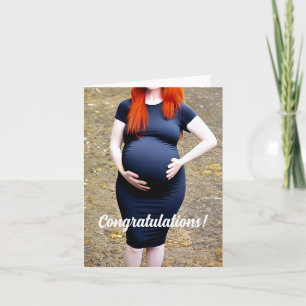 Herzlichen Glückwunsch zu Ihrem Bump! Karte