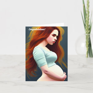 Herzlichen Glückwunsch zu Ihrem Bump! Karte