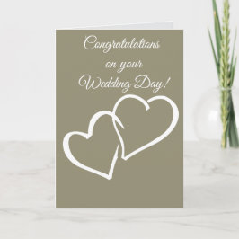 Herzlichen Glückwunsch zu Ihrem Hochzeitstag Karte