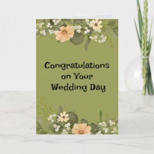 Herzlichen Glückwunsch zu Ihrem Hochzeitstag Karte