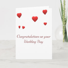 Herzlichen Glückwunsch zu Ihrem Hochzeitstag Karte