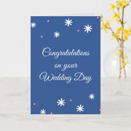 Herzlichen Glückwunsch zu Ihrem Hochzeitstag Karte