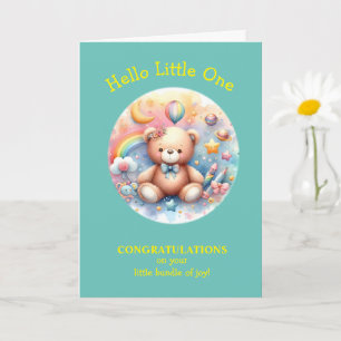 Herzlichen Glückwunsch zu Ihrem neuen Baby Boy ode Karte