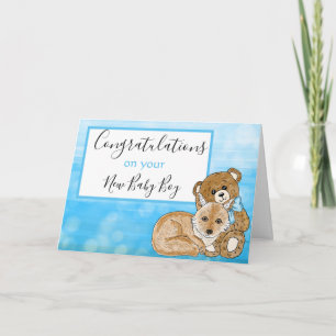 Herzlichen Glückwunsch zu Ihrem neuen Baby Karte