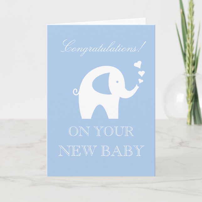 Herzlichen Glückwunsch zu Ihrem neuen Baby oder So Karte (Vorderseite)