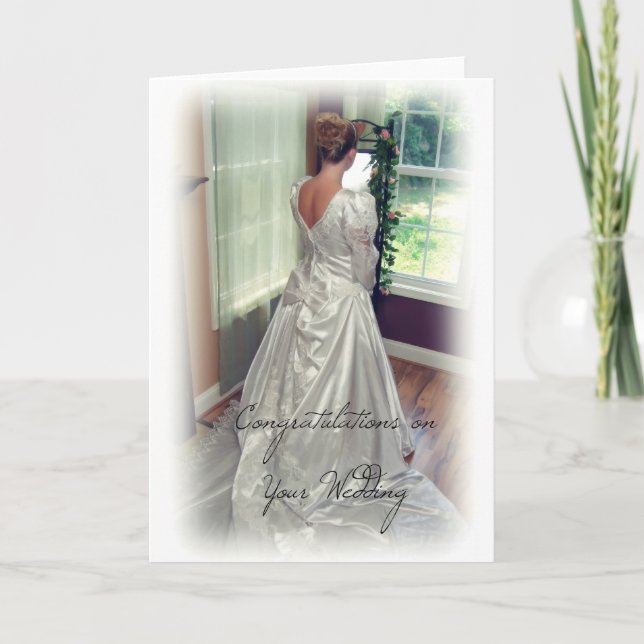Herzlichen Glückwunsch zu Ihrer Hochzeit Karte (Vorderseite)