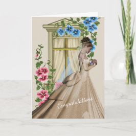 Herzlichen Glückwunsch zu Ihrer Hochzeit Karte