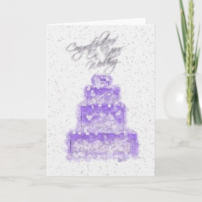 Herzlichen Glückwunsch zu Ihrer Hochzeit Karte (Vorderseite)