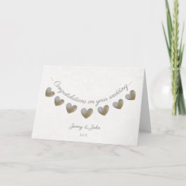 Herzlichen Glückwunsch zu Ihrer Hochzeitsperle & S Karte