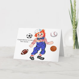 Herzlichen Glückwunsch zu Ihrer neuen Ankunft! Karte