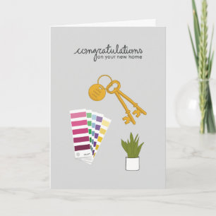Herzlichen Glückwunsch zu Ihrer neuen Zuhause-Card Karte