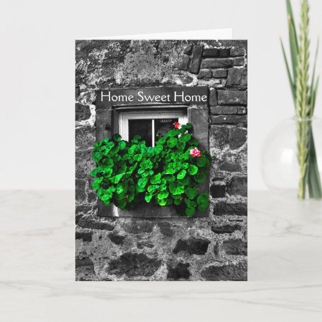 Herzlichen Glückwunsch zu Ihrer neuen Zuhause Card Karte (Vorderseite)
