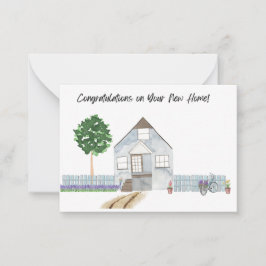 Herzlichen Glückwunsch zu Ihrer neuen Zuhause Card Mitteilungskarte