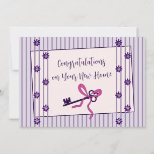 Herzlichen Glückwunsch zu Ihrer neuen Zuhause-Flac