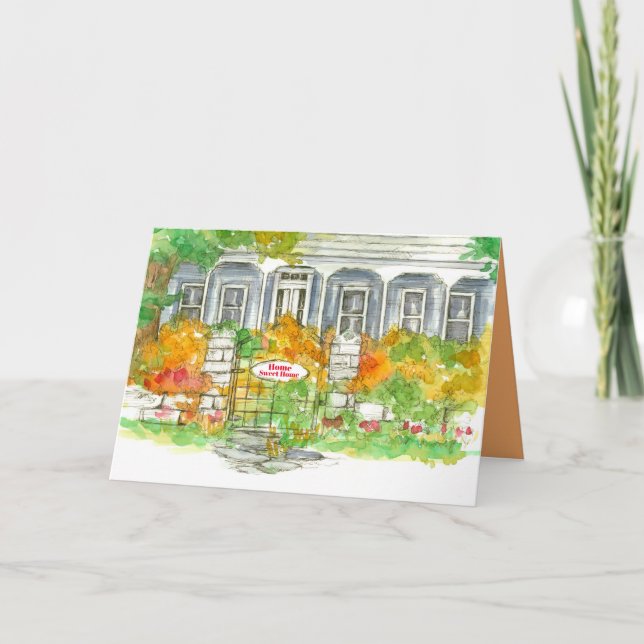 Herzlichen Glückwunsch zu Ihrer neuen Zuhause Swee Karte (Vorderseite)