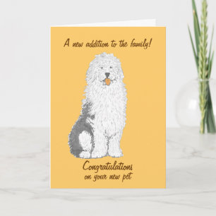 Herzlichen Glückwunsch zu New pet cards, Customize Karte