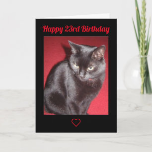 Herzlichen Glückwunsch zum 23. Karte