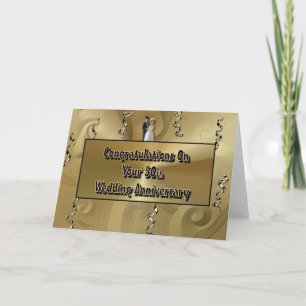 Herzlichen Glückwunsch zum 50. Hochzeitstag Karte