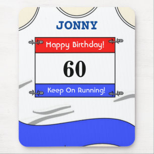 Herzlichen Glückwunsch zum 60. Geburtstag Mouse M Mousepad