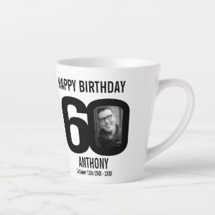 Herzlichen Glückwunsch zum 60. Geburtstag und zwei Milchtasse