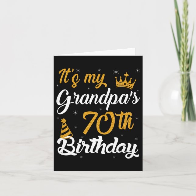 Herzlichen Glückwunsch zum 70. Geburtstag 1955 70  Karte (Vorderseite)