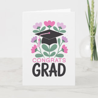Herzlichen Glückwunsch zum Abschluss Graduiertenmü Karte