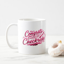 Herzlichen Glückwunsch zum bestandenen Checkride! Kaffeetasse