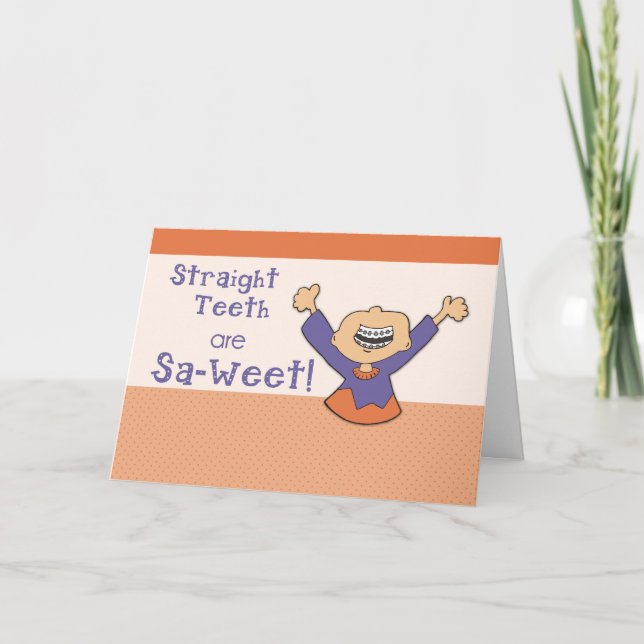 Herzlichen Glückwunsch zum Braces On! Karte (Vorderseite)