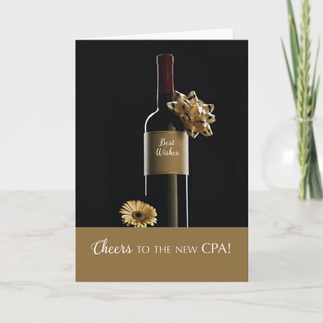 Herzlichen Glückwunsch zum CPA Karte (Vorderseite)