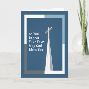 Herzlichen Glückwunsch zum "Deacon with Cross" Karte