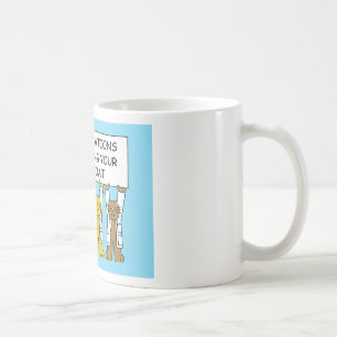 Herzlichen Glückwunsch zum Empfang Ihres weißen  Kaffeetasse