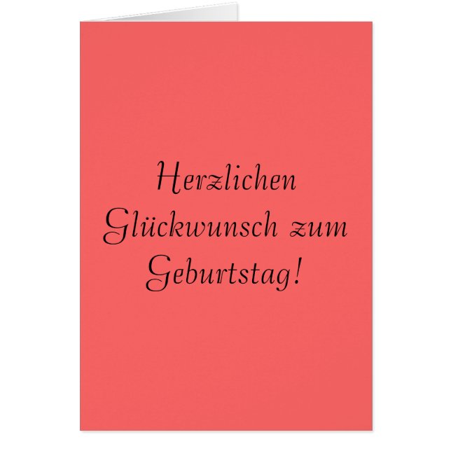 Herzlichen Glückwunsch zum Geburtstag! (Vorne)