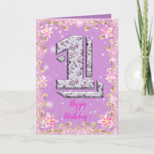 Herzlichen Glückwunsch zum Geburtstag 1 Karte