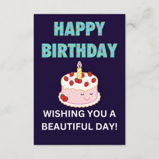 Herzlichen Glückwunsch zum Geburtstag Begleitkarte