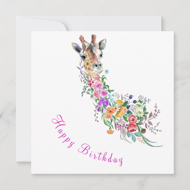 Herzlichen Glückwunsch zum Geburtstag - Blume Bouq (Vorderseite)