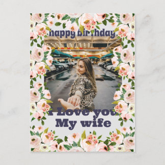 Herzlichen Glückwunsch zum Geburtstag deines Sohne Postkarte