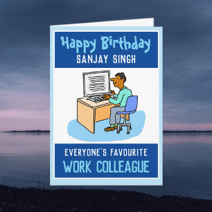 Herzlichen Glückwunsch zum Geburtstag eines asiati Karte