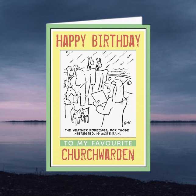 Herzlichen Glückwunsch zum Geburtstag eines Kirche Karte (Von Creator hochgeladen)
