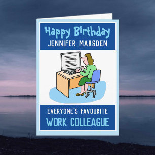 Herzlichen Glückwunsch zum Geburtstag eines Kolleg Karte