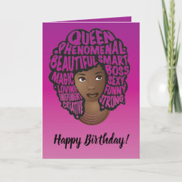 Herzlichen Glückwunsch zum Geburtstag, Ermutigung  Karte
