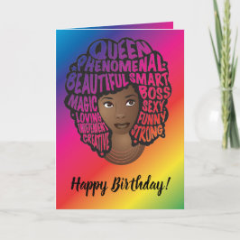Herzlichen Glückwunsch zum Geburtstag, Ermutigung  Karte