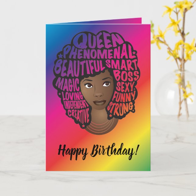 Herzlichen Glückwunsch zum Geburtstag, Ermutigung  Karte (Gelbe Blume)