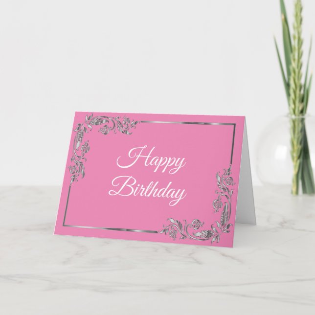 Herzlichen Glückwunsch zum Geburtstag! Feiertagskarte (Vorderseite)
