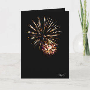 Herzlichen Glückwunsch zum Geburtstag, Firecracker Karte