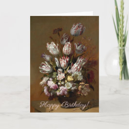Herzlichen Glückwunsch zum Geburtstag - Floral Bou Karte